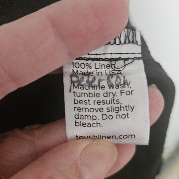 Touch 100% linen lagenlook tunic with pockets see measurements - Picture 8 of 13